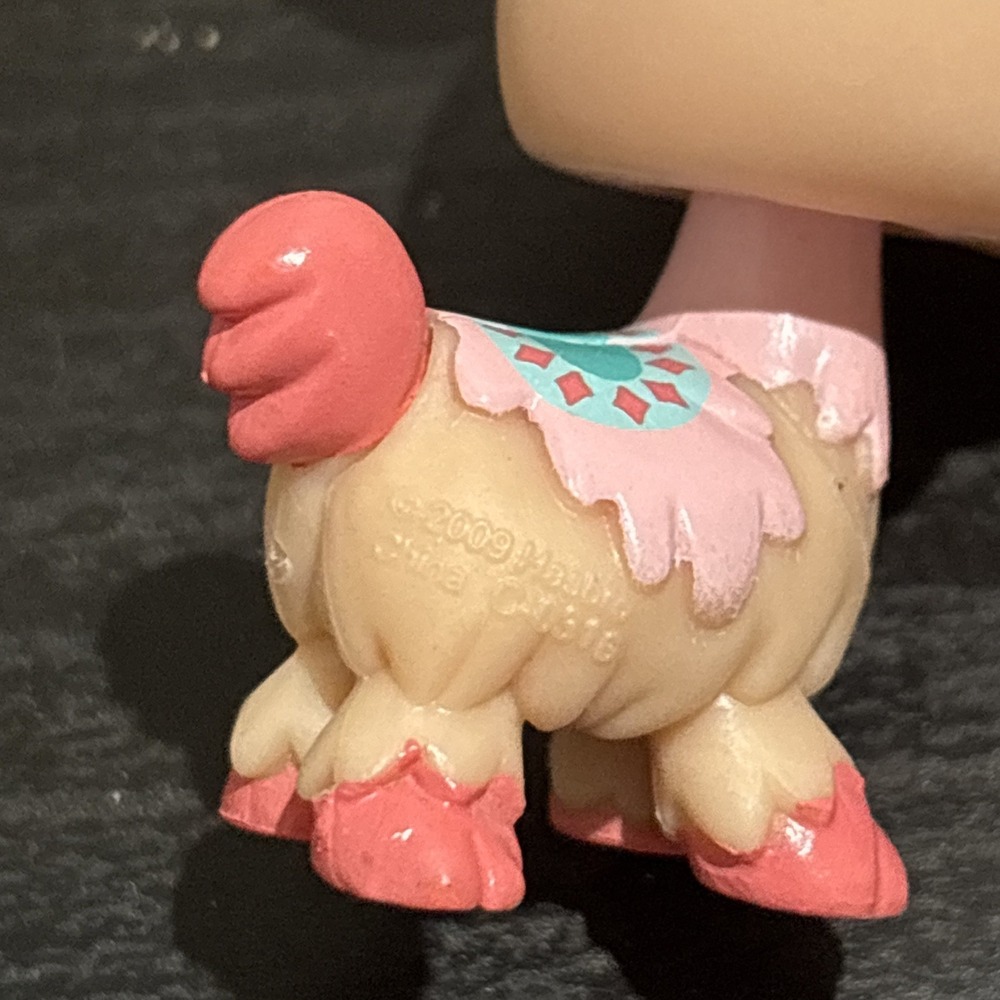 Peach and Pink Llama Tan #198 G7 Teal Diamond Eyes Littlest Pet Shop Gen 7 LPS - Picture 7 of 8